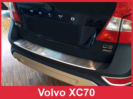 Nakładka na zderzak tylny do Volvo XC70 (Stal)