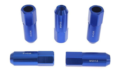 Nakrętki JBR 60mm M12 x1.5 BLUE