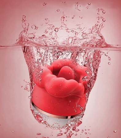 MASAŻER EROTYCZNY USTA Z JĘZYKIEM WIBRATOR MASTURBATOR 3 POZIOMY PRĘDKOŚCI 5 POZIOMÓW CZĘSTOTLIWOŚCI WODOODPORNY