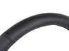 Pokrowiec na kierownicę, "M" 37-39 cm, z 1 odcinka skóry naturalnej, perforowany, czarny