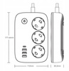 Listwa zasilająca SMART WiFi USB TUYA QC3.0 PD LED