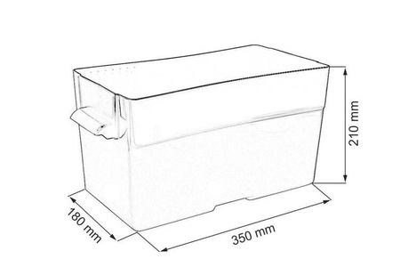 Skrzynka obudowa akumulatora Soft 350x180x200