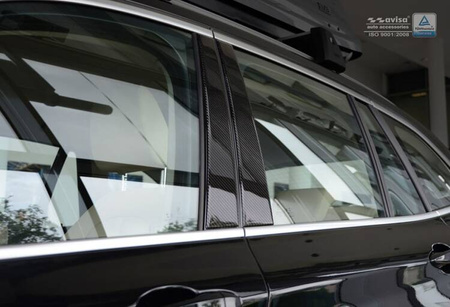 BMW X1 F48 Osłony na słupki drzwi Karbon