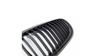 Grill sportowy pojedyncze żeberka Matt Black  BMW 3 (E90) Sedan (E91) Touring Facelift 2008-2011