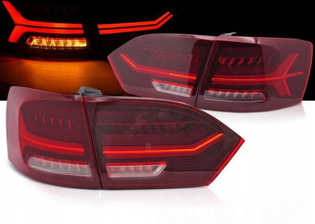 Lampy diodowe red LED BAR do VW Jetta VI 11-14