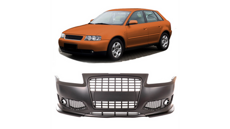 Przedni zderzak sport zestaw z grillem  AUDI A3 (8L) 1996-2003