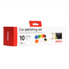 Zestaw gąbek do polerowania gąbki polerskie 8 el.+ dysk 80 mm + adapter M14 AMIO-03699