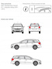 Bagażnik dachowy belki Opel Astra Caravan H.2