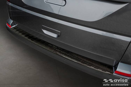 Nakładka na zderzak tylny do Volkswagen Transporter T6 (Carbon Fiber)