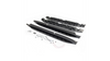 Stopnie boczne z aluminium Black W/Light MERCEDES GLE C167 2019-obecnie