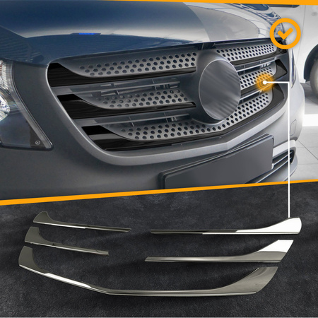 Listwy atrapy przedniej Mercedes-Benz Vito PRE-FL 2014-2019