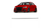 Lotka Lip Spoiler Matt Black AUDI A3 2013-obecnie