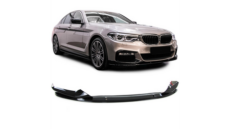 Dokładka przedniego zderzaka Gloss Black BMW 5 G30 G31 przed liftem 2017-2020