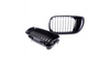 Grill sportowy pojedyncze żeberka Matt Black  BMW 3 (E46) Sedan Compact Touring Facelift 2001-2005