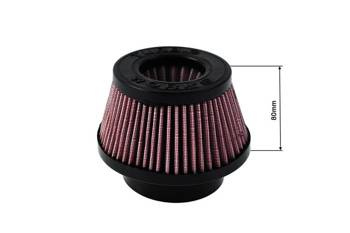 Filtr stożkowy TURBOWORKS H:80mm OTW:80-89mm Purple