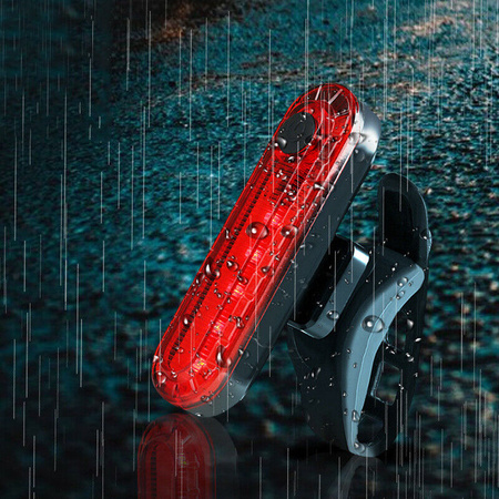 LAMPKA ROWEROWA LED TYŁ PRZÓD USB 50 LUMENÓW NA ROWER