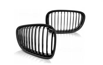 Grill, nerki BMW 7 F01 09-12 atrapa BLACK Połysk