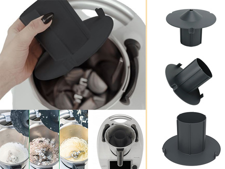 REDUKTOR POJEMNIKA NACZYNIA MIKSUJĄCEGO DO ROBOTA KUCHENNEGO THERMOMIX CZARNY DO SIEKANIA MIKSOWANIA CZĘŚĆ ZAMIENNA