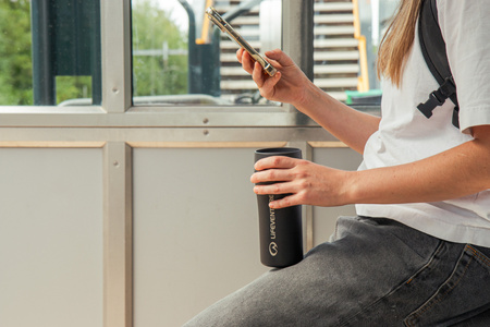 Kubek termiczny One-Touch Lifeventure 350 ml - Black