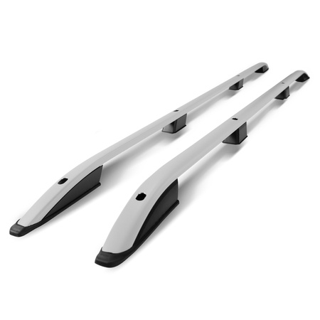 Relingi dachowe Volkswagen Transporter VI T6.1 L1 | SWB 2019-2023 Srebrny SHORT