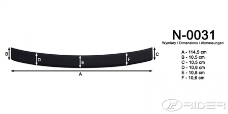 Suzuki SX4 nakładka na zderzak