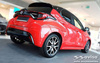 Nakładka na zderzak tylny do Toyota Yaris 4 (Stal)