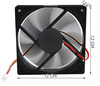 Wentylator Wiatrak Komputerowy 120x120mm 12V 3Pin