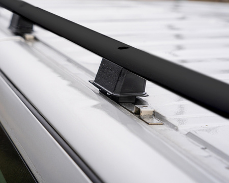 Relingi dachowe Nissan Primastar I X83 L1 | SWB 2002-2015 Czarny SHORT