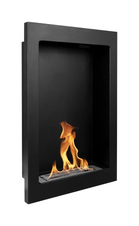 Biokominek wiszący Vertical czarny strukturalny mat