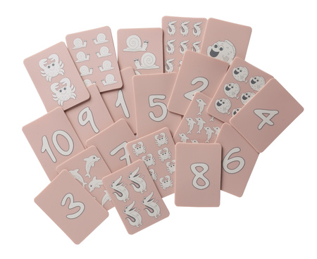 Silikonowe karty do gry Scrunch - Pudrowy Róż