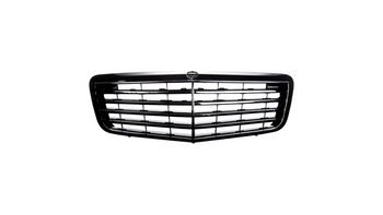 Radiator Grille Gloss Black MERCEDES E-Class W211 S211 Facelift 2006-2009