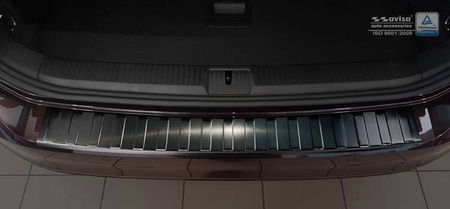Nakładka na zderzak tylny Volkswagen Passat B8 Kombi (Czarna)