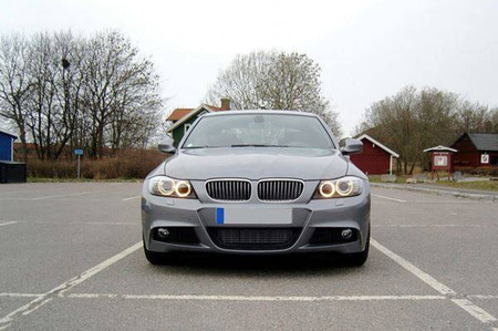ZDERZAK BMW E90 E91 LCI 08-11 MT SPORT PDC + SRA