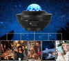 PROJEKTOR GWIAZD MUZYCZNY LAMPKA NOCNA STAR LED USB+PILOT