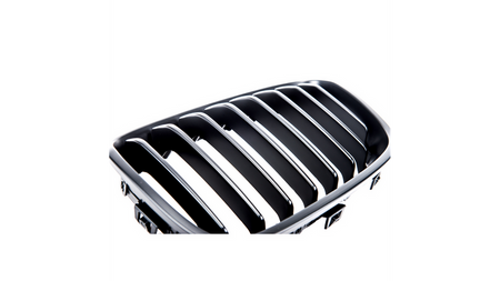 Grill sportowy pojedyncze żeberka Matt Black BMW 1 F20 F21 przed liftem 2011-2015