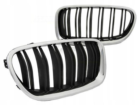 Grill nerki BMW F10 F11 M5 Look Chrome black