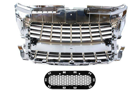 GRILL AUDI A3 8P S8-STYLE CHROME-BLACK (09-12) PDC