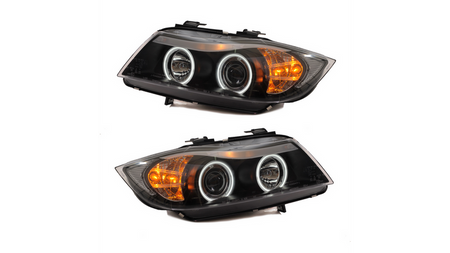 Zestaw Lamp Halogenowych Black CCFL BMW 3 E90 E91 2005-2012