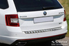 Nakładka na zderzak tylny.do SKODA OCTAVIA 3 RS KOMBI (Stal)