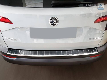Nakładka na zderzak tylny Skoda Karoq (Stal)
