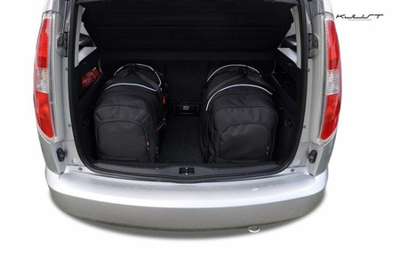 SKODA ROOMSTER 2006-2015 TORBY DO BAGAŻNIKA 4 SZT