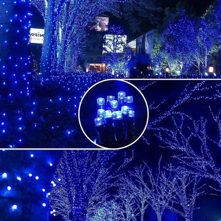 LAMPKI CHOINKOWE 300 LED ZEWNĘTRZNE WEWNĘTRZNE 50M OŚWIETLENIE ŚWIĄTECZNE