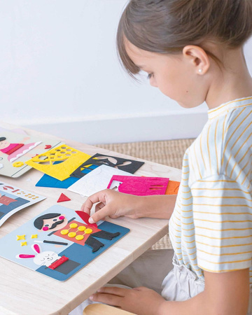 Mój pierwszy zestaw artystyczny Apli Kids - Kolaże z filcu
