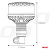 Lampa ostrzegawcza błyskowa kogut LED W28P 12V 24V AMIO-04104