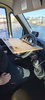 Stolik na kierownicę Iveco Daily Opel Movano drewniany
