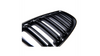 Grill sportowy podwójne żeberka Matt Black BMW 3 E92 E93 przed liftem 2005-2010
