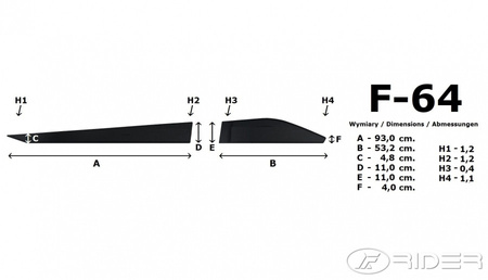 Suzuki Across 2020- listwy boczne