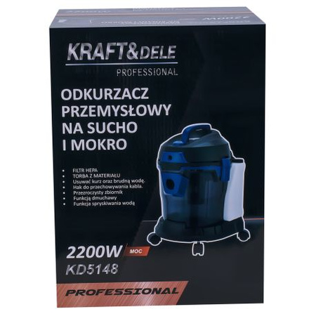 Odkurzacz na sucho i mokro z funkcją mycia 2200W KD5148