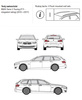 Bagażnik dachowy CRUZ AIRO FUSE DARK BMW 5 F11 Touring