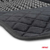 Mata na siedzenie fotel koralikowa czarna koraliki do samochodu 45x120cm CSM-16 AMIO-04429